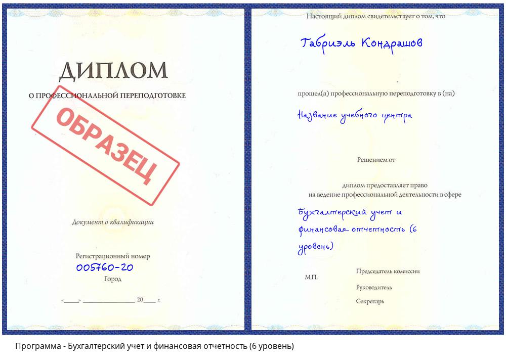 Бухгалтерский учет и финансовая отчетность (6 уровень) Владимир