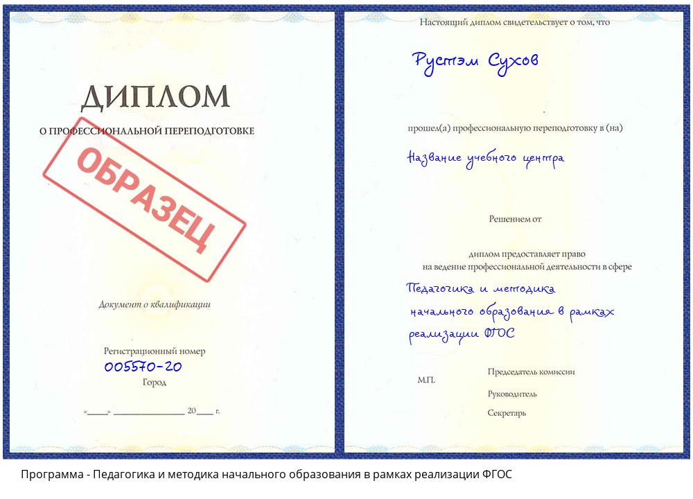Педагогика и методика начального образования в рамках реализации ФГОС Владимир